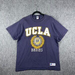 Vintage UCLA Bruins Russell Athletic Faded T-Shirt Navy Blue Size XL #2094